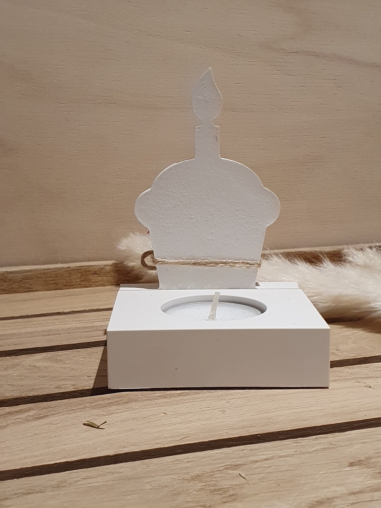 Teelicht Haus Geburtstag Muffin