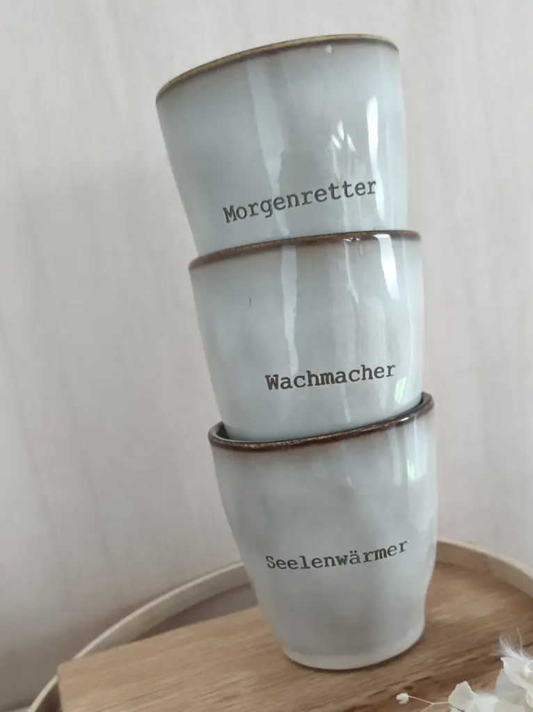 [1457409] Becher Tabo klein graviert (Erstmal Kaffee)