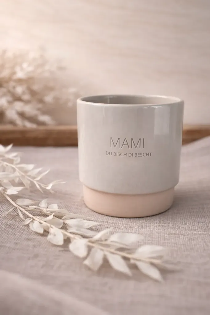 Blumentopf Jupiter creme Ø8cm x 7.5cm