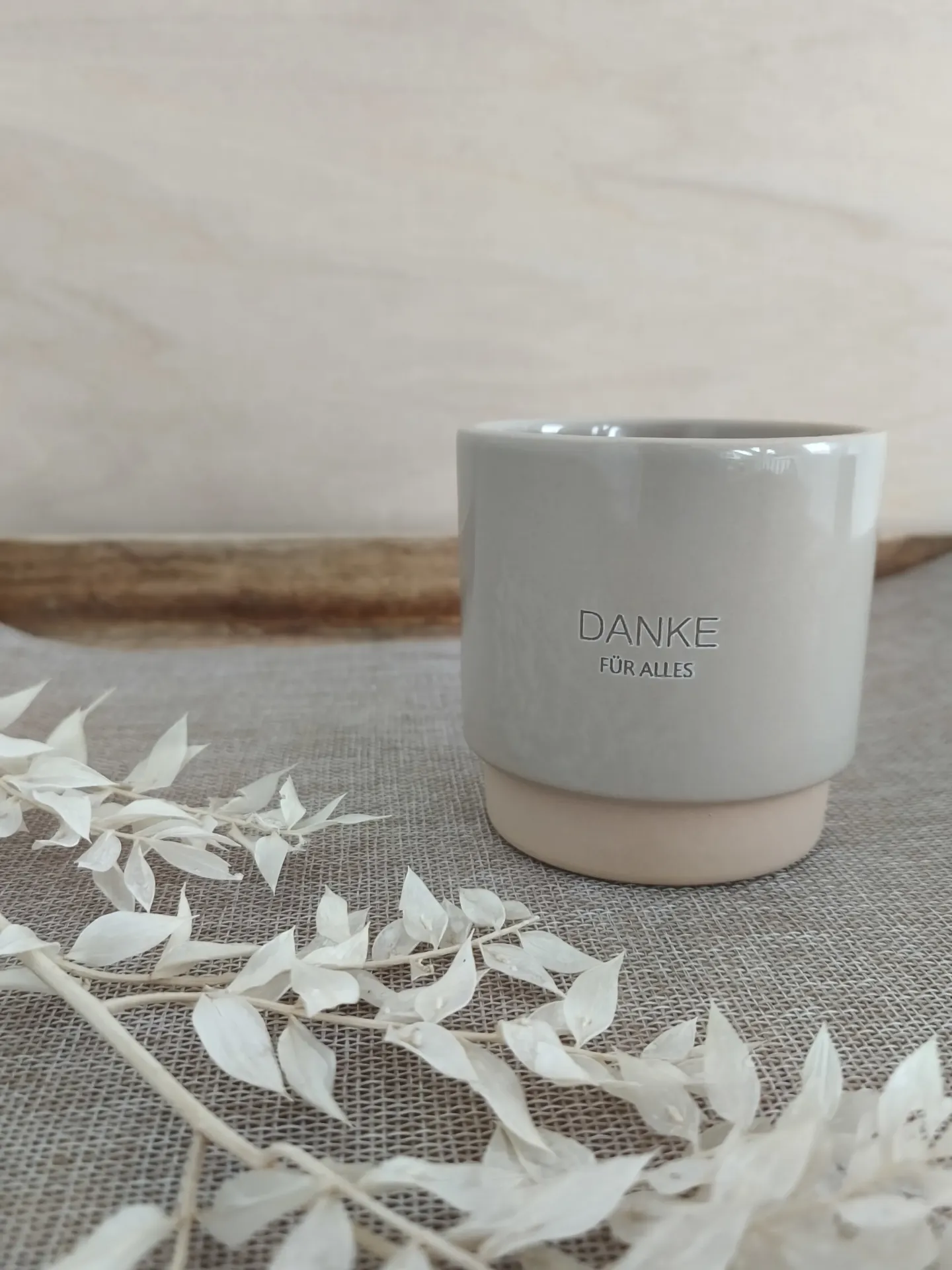 Blumentopf Jupiter creme Ø8cm x 7.5cm