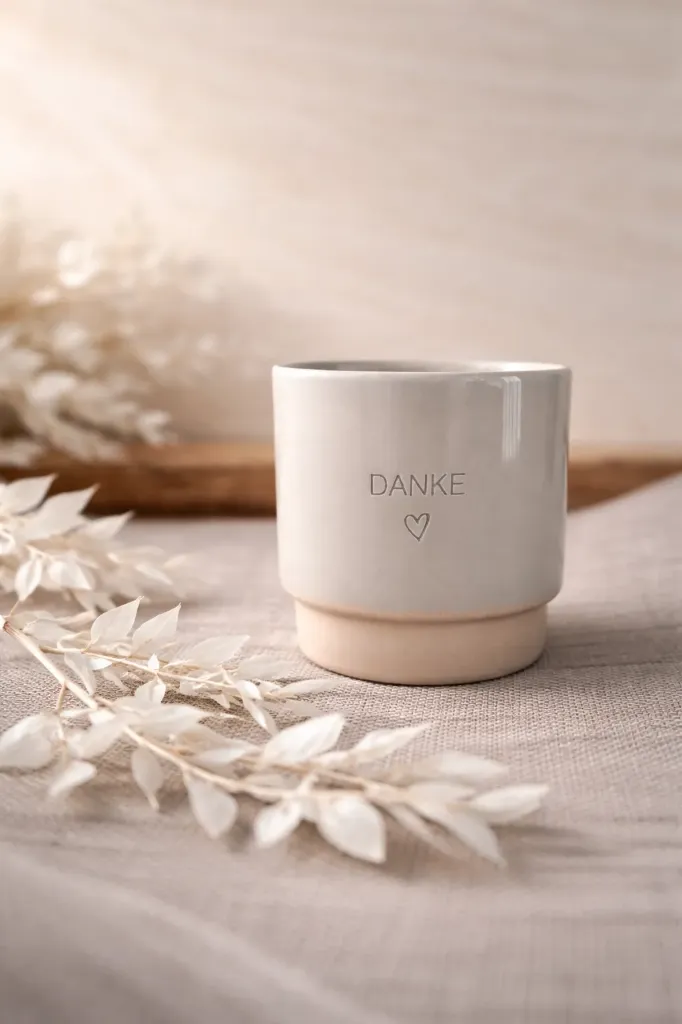 Blumentopf Jupiter creme Ø8cm x 7.5cm