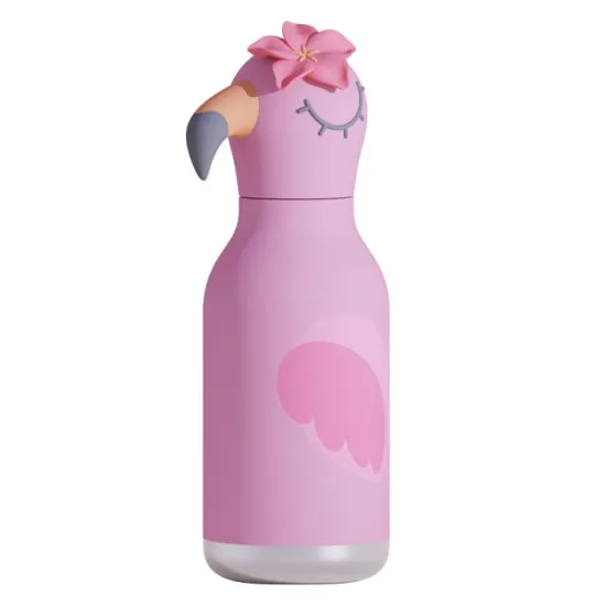 [1458958] Trinkflasche Bestie LOLA The Flamingo (ohne Gravur)
