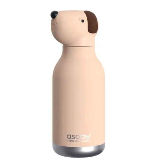 [1458974] Trinkflasche Bestie PEPPER The Brown Dog (ohne Gravur)
