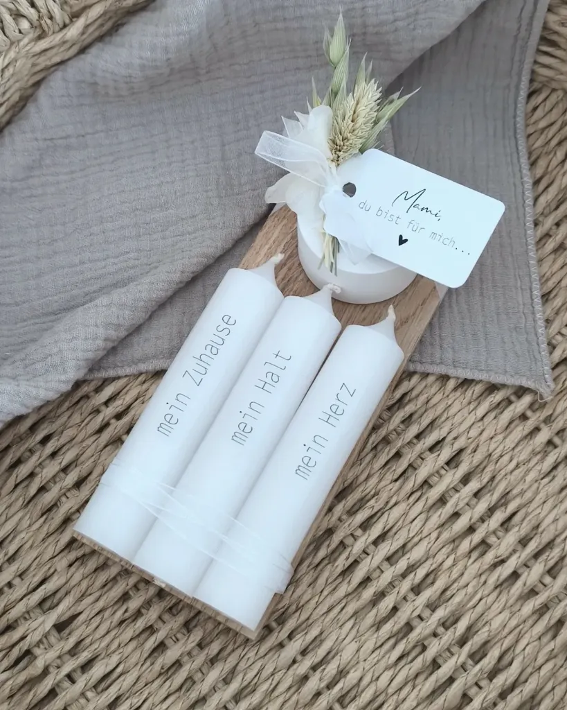 Nimm Dir was Du brauchst Kerzenset Muttertag