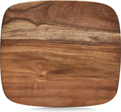 [1456125] Schneidebrett Akazie 28 x 25 cm Laserbeschriftung